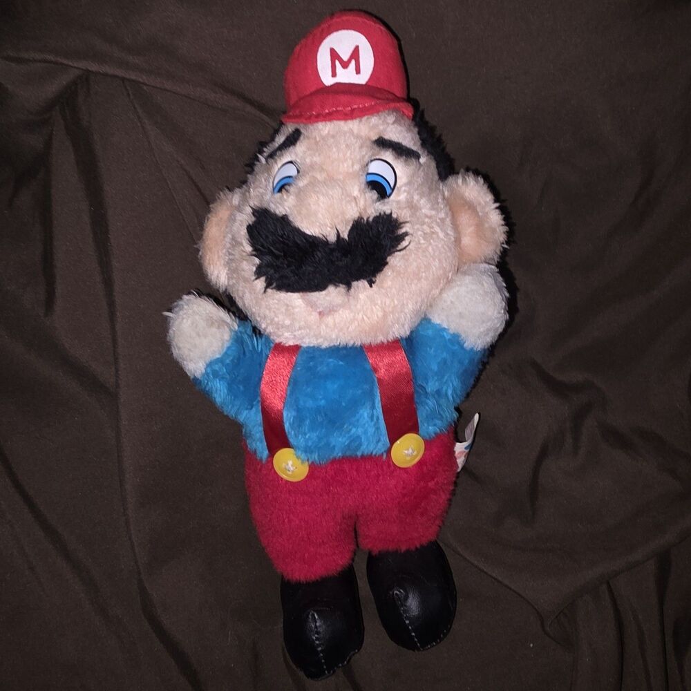Vintage 1988 ACME Super Mario Bros Mario Plush Nintendo Original Stuffed Doll